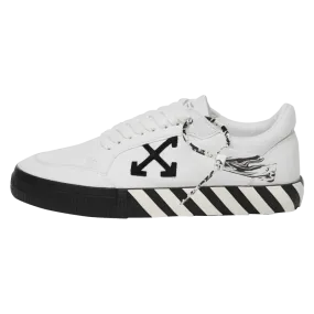 Off-White Vulcanized Low Canvas White Black