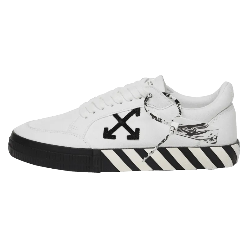 Off-White Vulcanized Low Canvas White Black