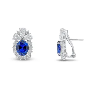 Olga Earrings (Sapphire)