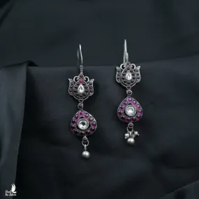 Oxidized Earring - 5059