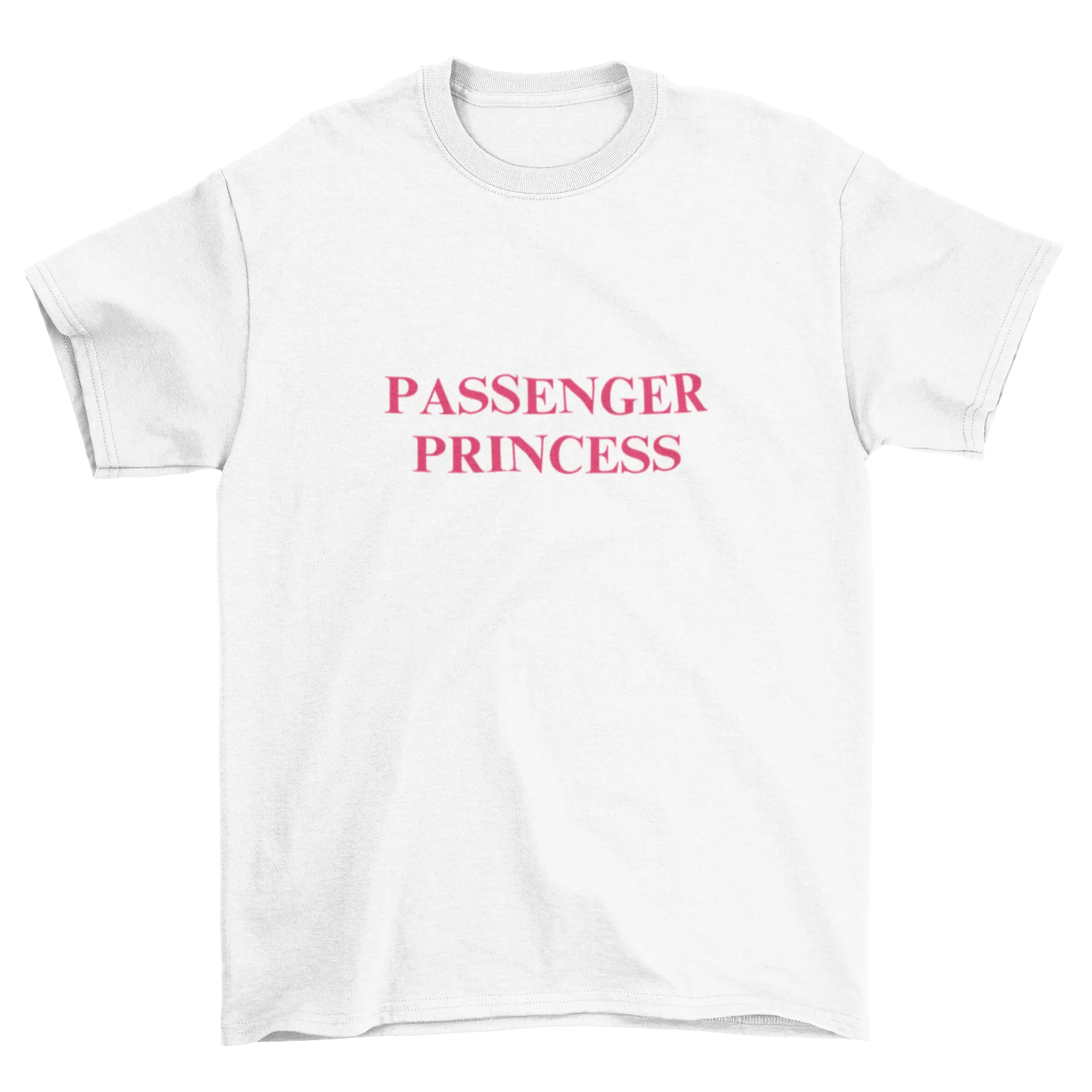 PASSENGER PRINCESS, BABY TEE - HVID