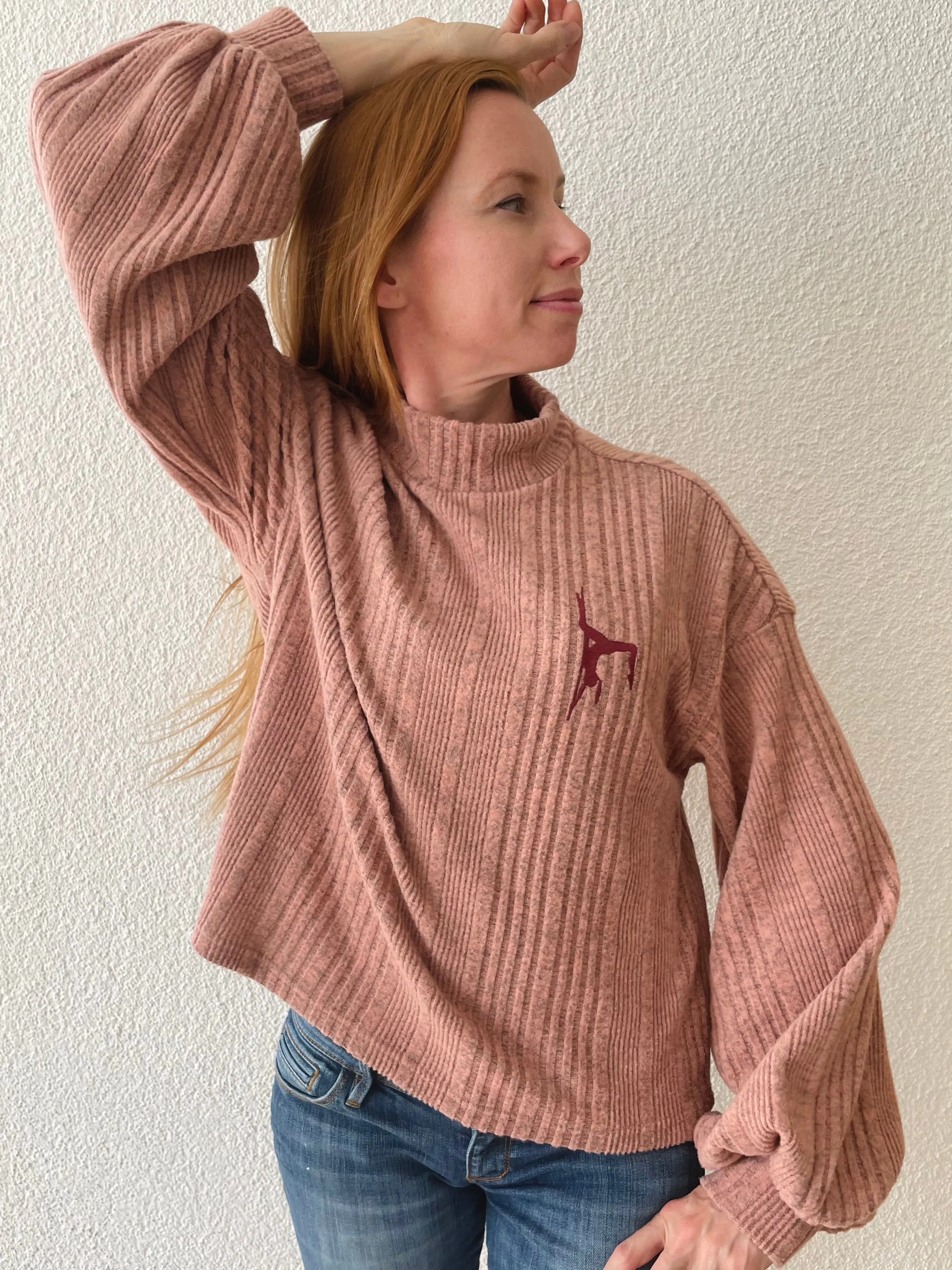 Poledancer sweater soft paaldanstrui bij