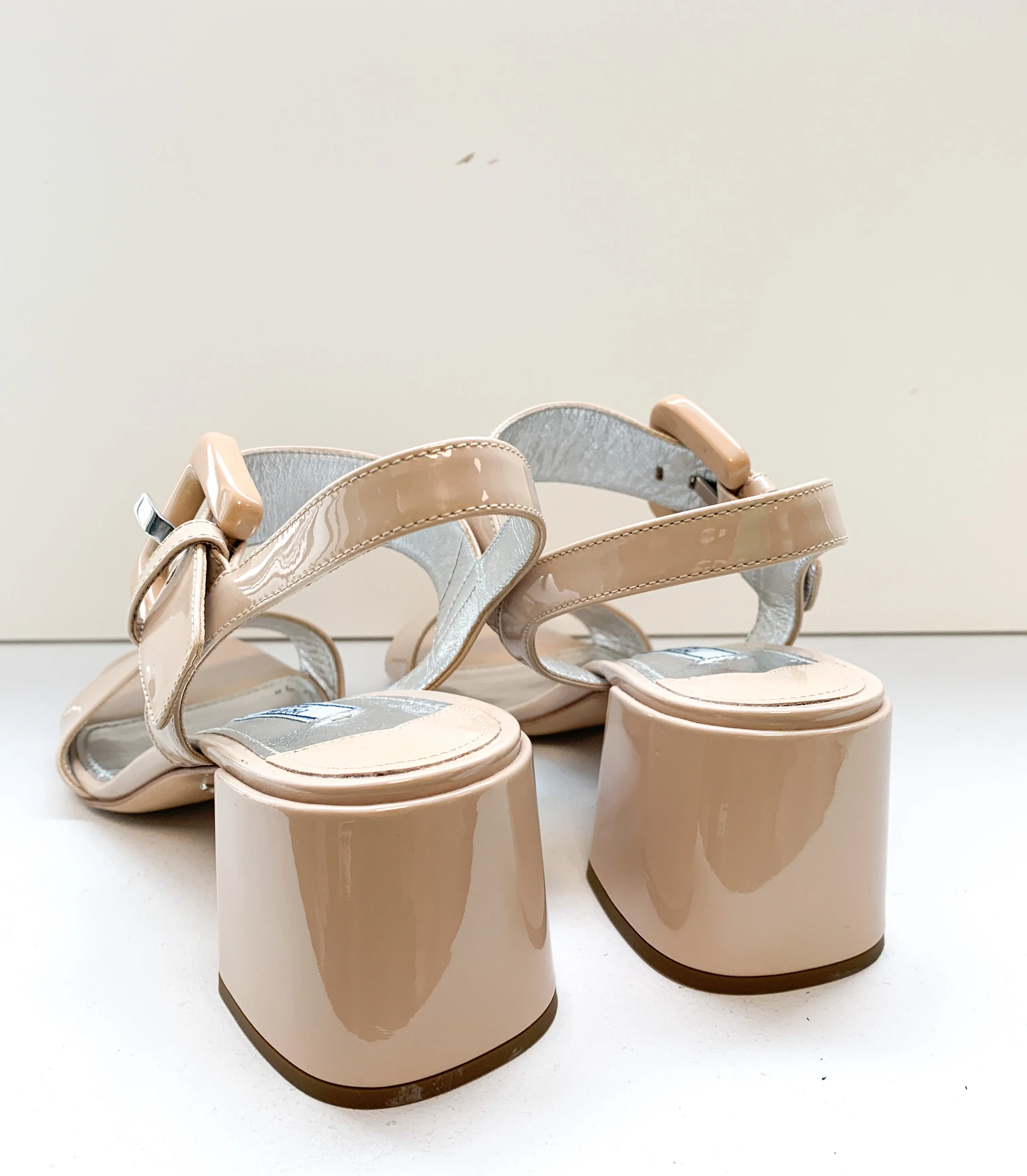 Prada Nude Sandals 39