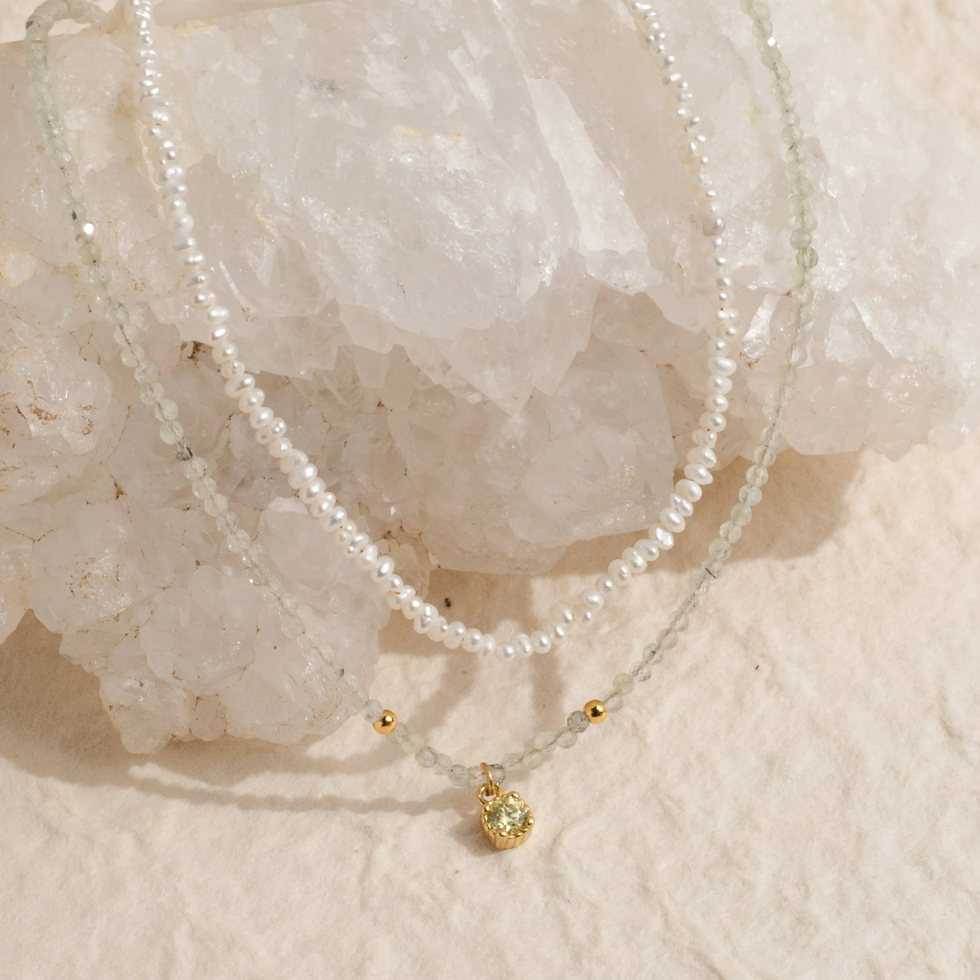 Prehnite Dreamstone Necklace