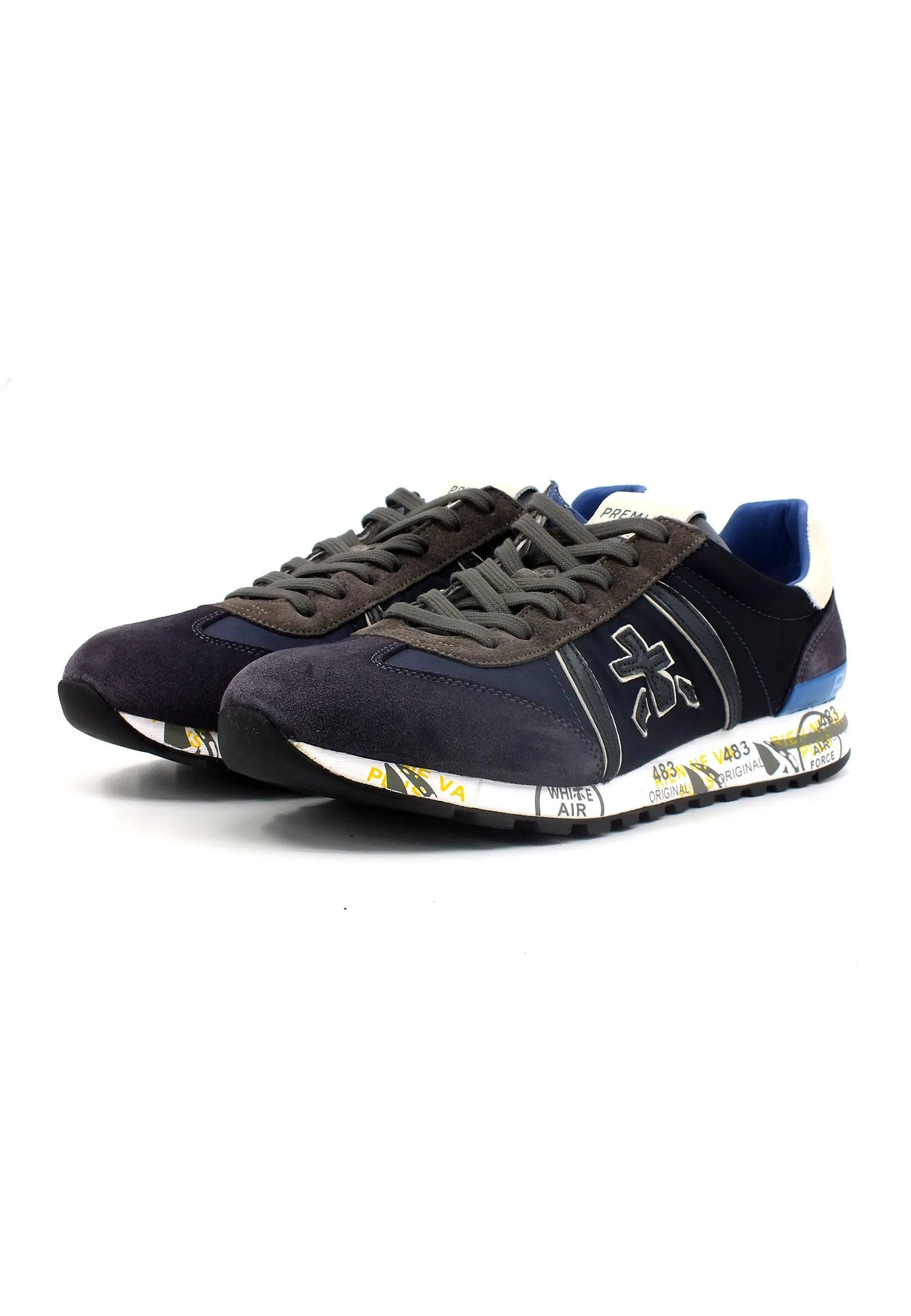 PREMIATA Sneaker Uomo Blue Dark Grey LUCY-5902