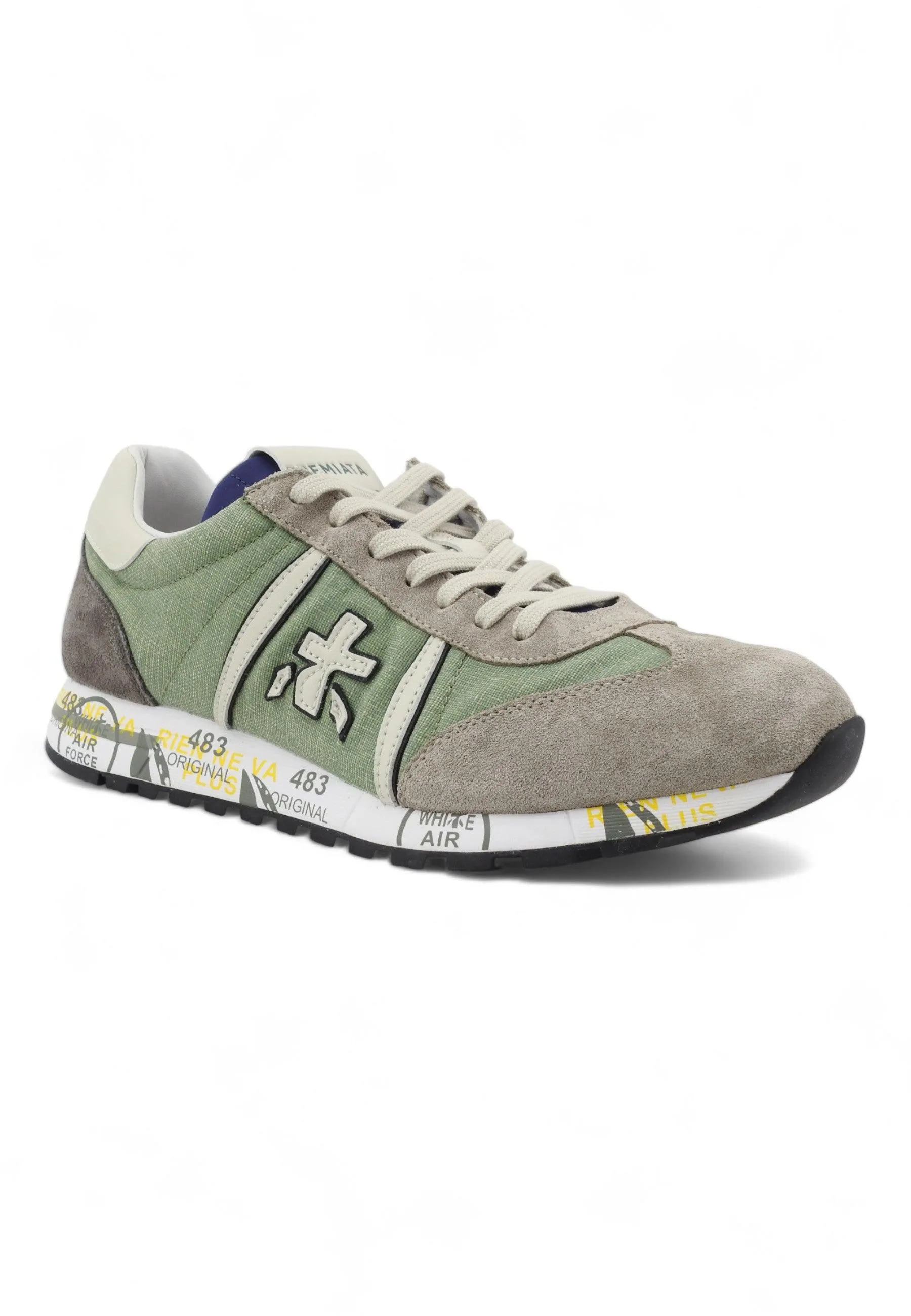 PREMIATA Sneaker Uomo Grey Green LUCY-6602