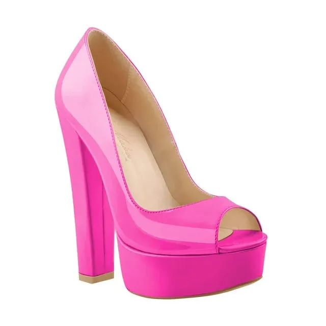 Pumps Queen Quine (Fuchsia)