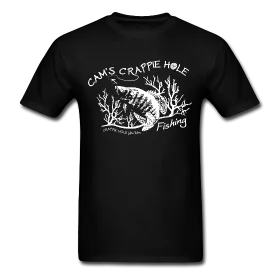 "Black"Short Sleeve Crappie Hole T-Shirt