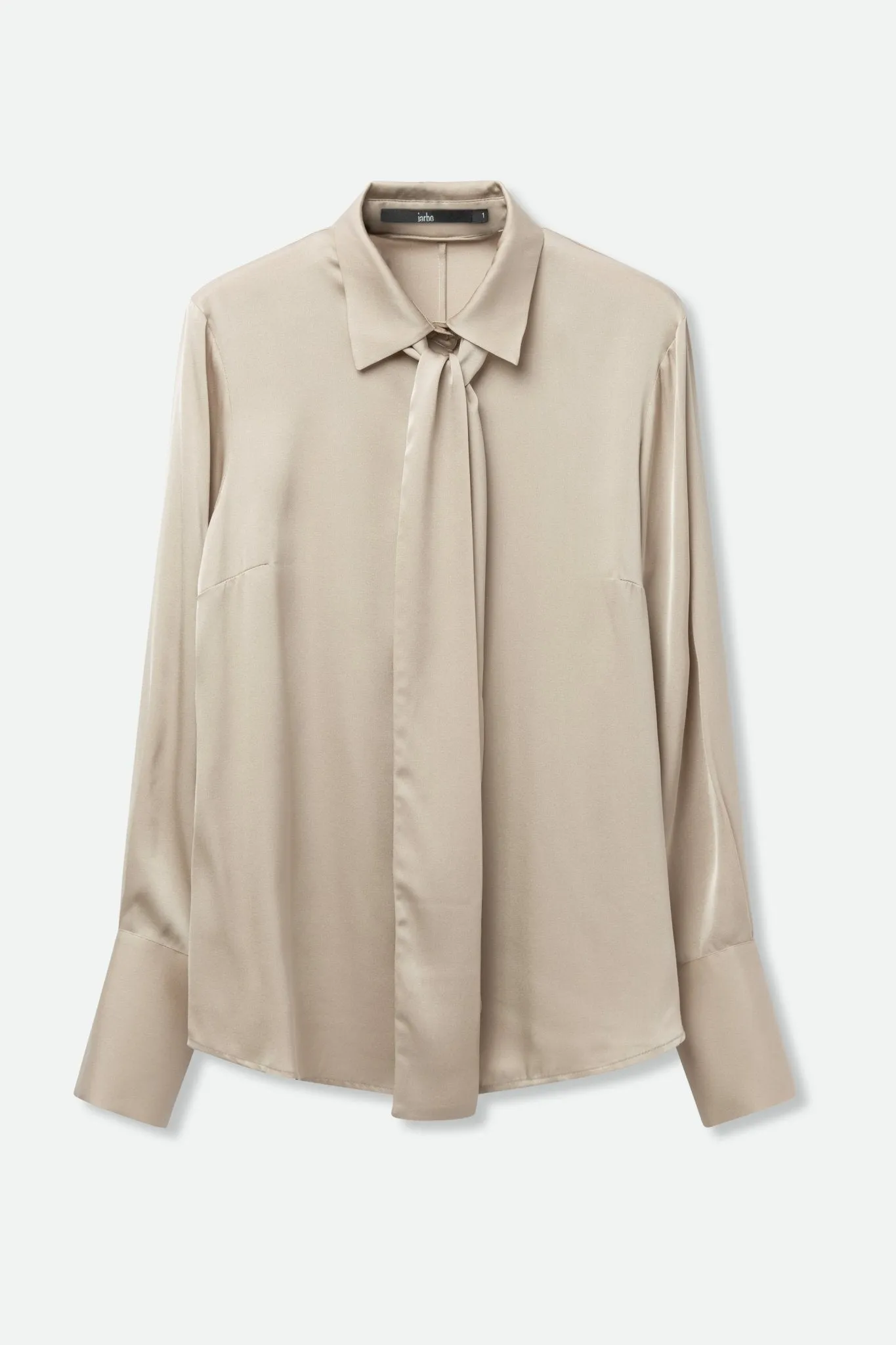 RENEE TIE DETAIL BLOUSE IN STRETCH SILK GEORGETTE