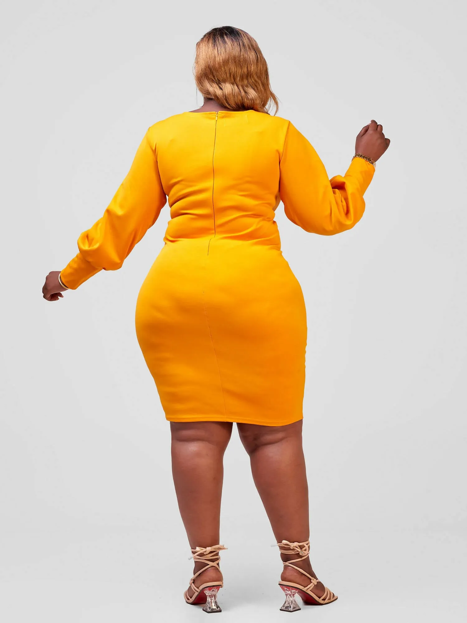 Salok Havilah Pini Dress - Mustard