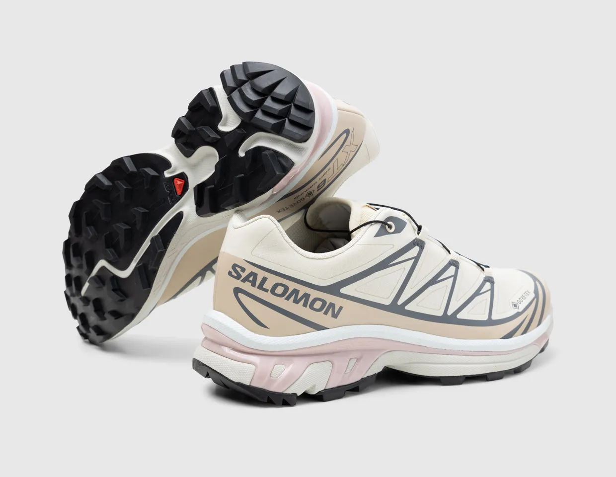 Salomon XT-6 GORE-TEX Almond Milk / Feather Gray - Pale Mauve