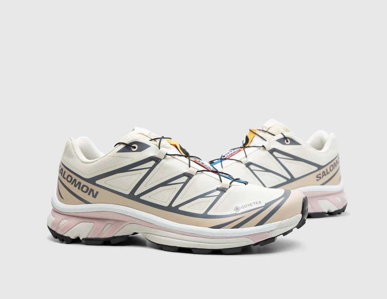 Salomon XT-6 GORE-TEX Almond Milk / Feather Gray - Pale Mauve