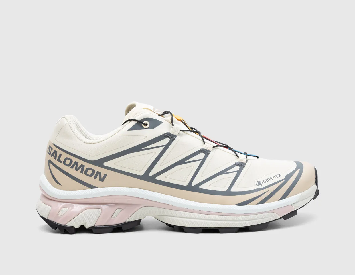 Salomon XT-6 GORE-TEX Almond Milk / Feather Gray - Pale Mauve