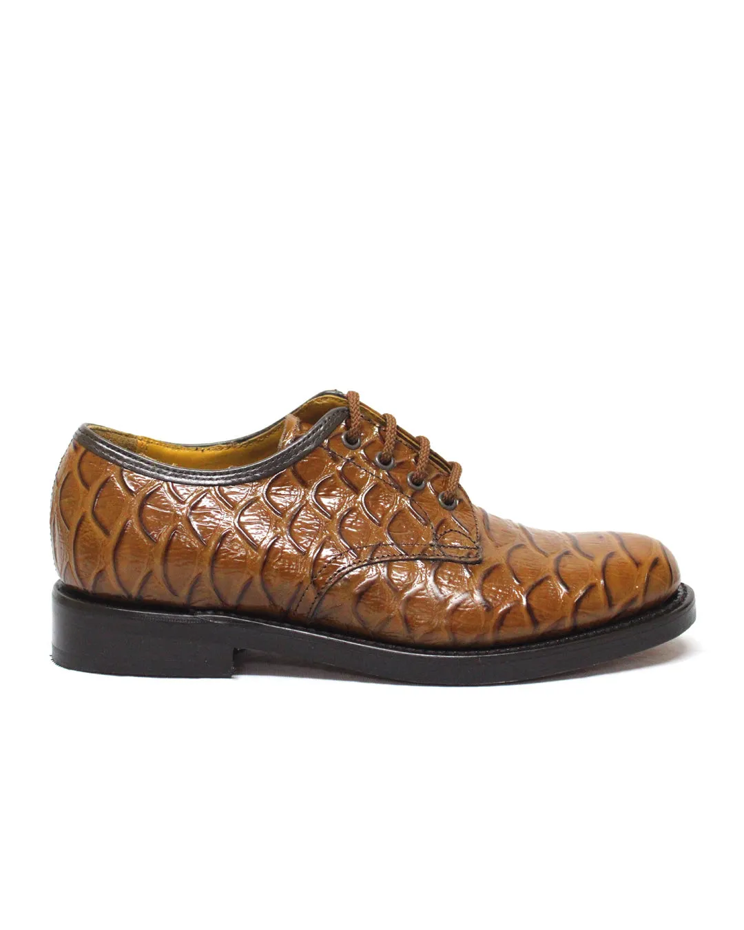 Saxone Choc Croc  Shoe