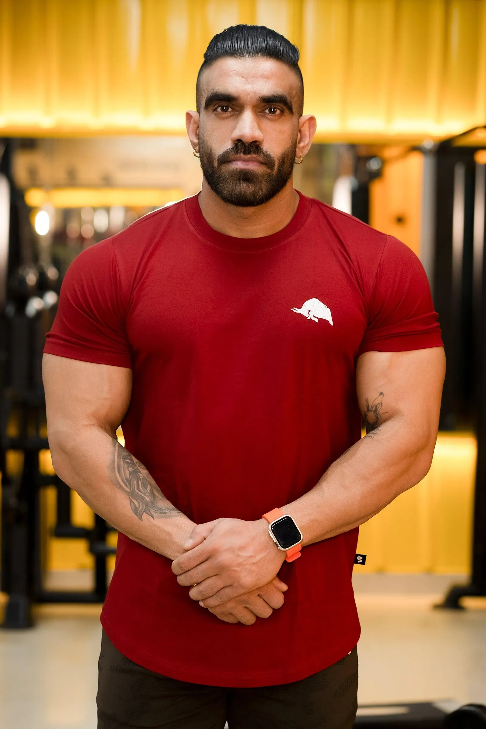 Signature Bull Athletic T-shirt (Wine)