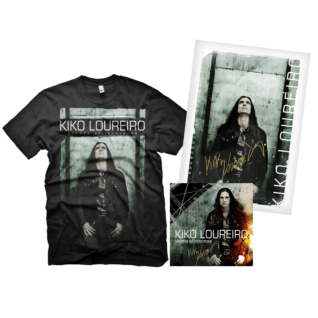 Sounds of Innocence autographed CD and T-shirt bundle 1: signed poster included as gift