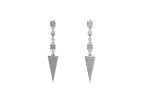 Sterling silver earrings "Arin"