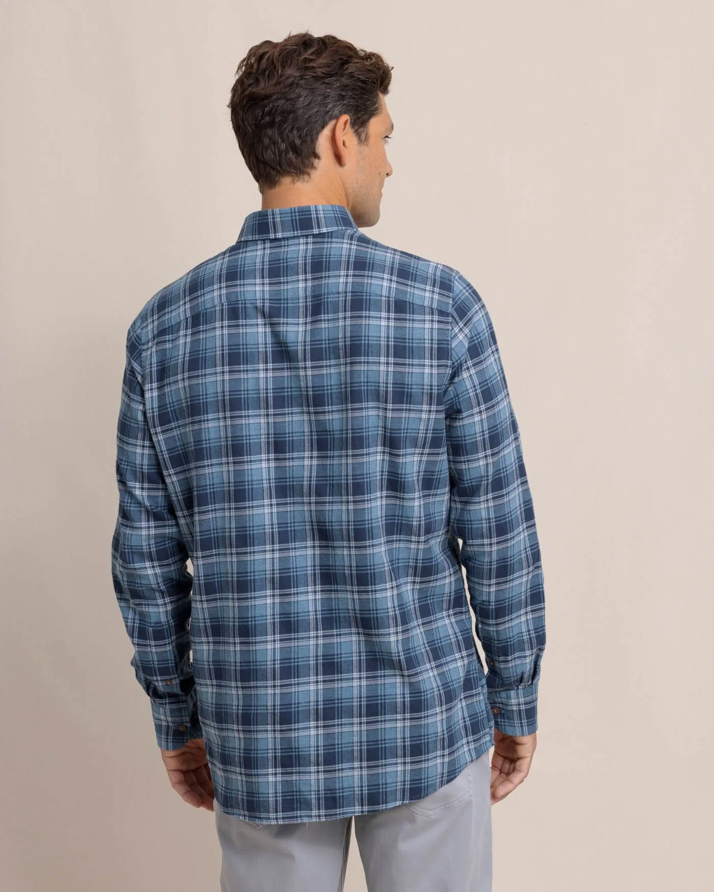 Stillwater Plaid Long Sleeve Sport Shirt