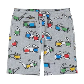 Sunglasses Print Jersey Shorts