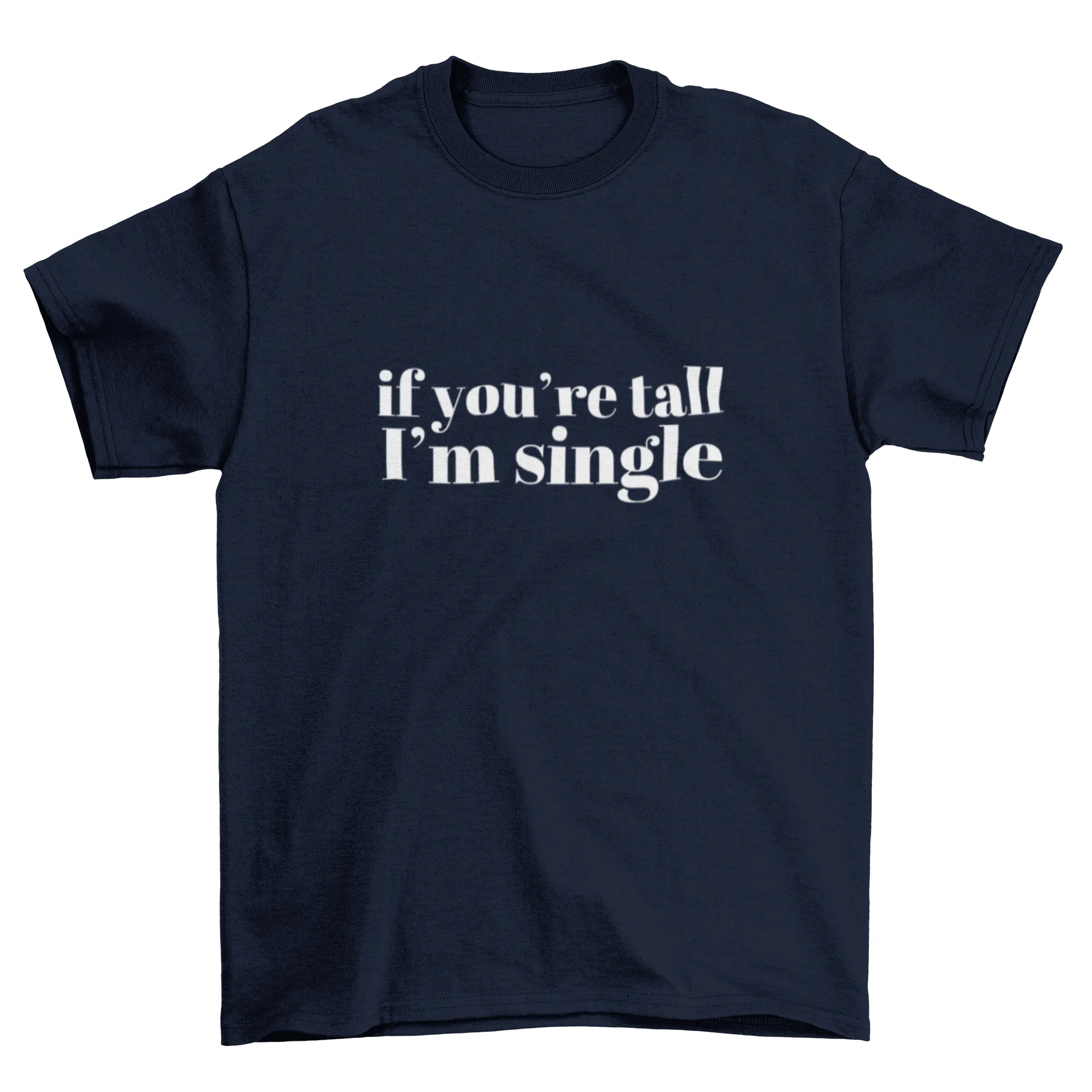 TALL/SINGLE, BABY TEE - NAVY