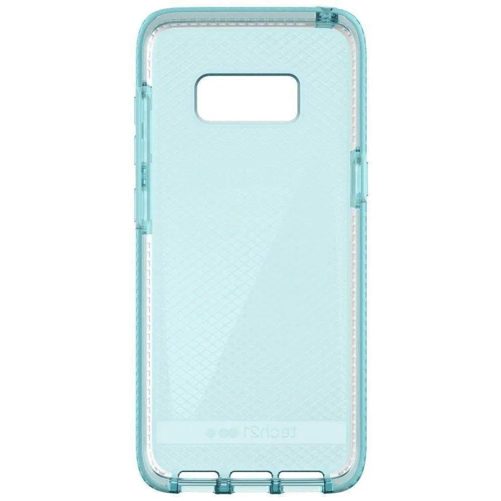 Tech21 Evo Check Cover for Samsung Galaxy S8 - Light Blue / White