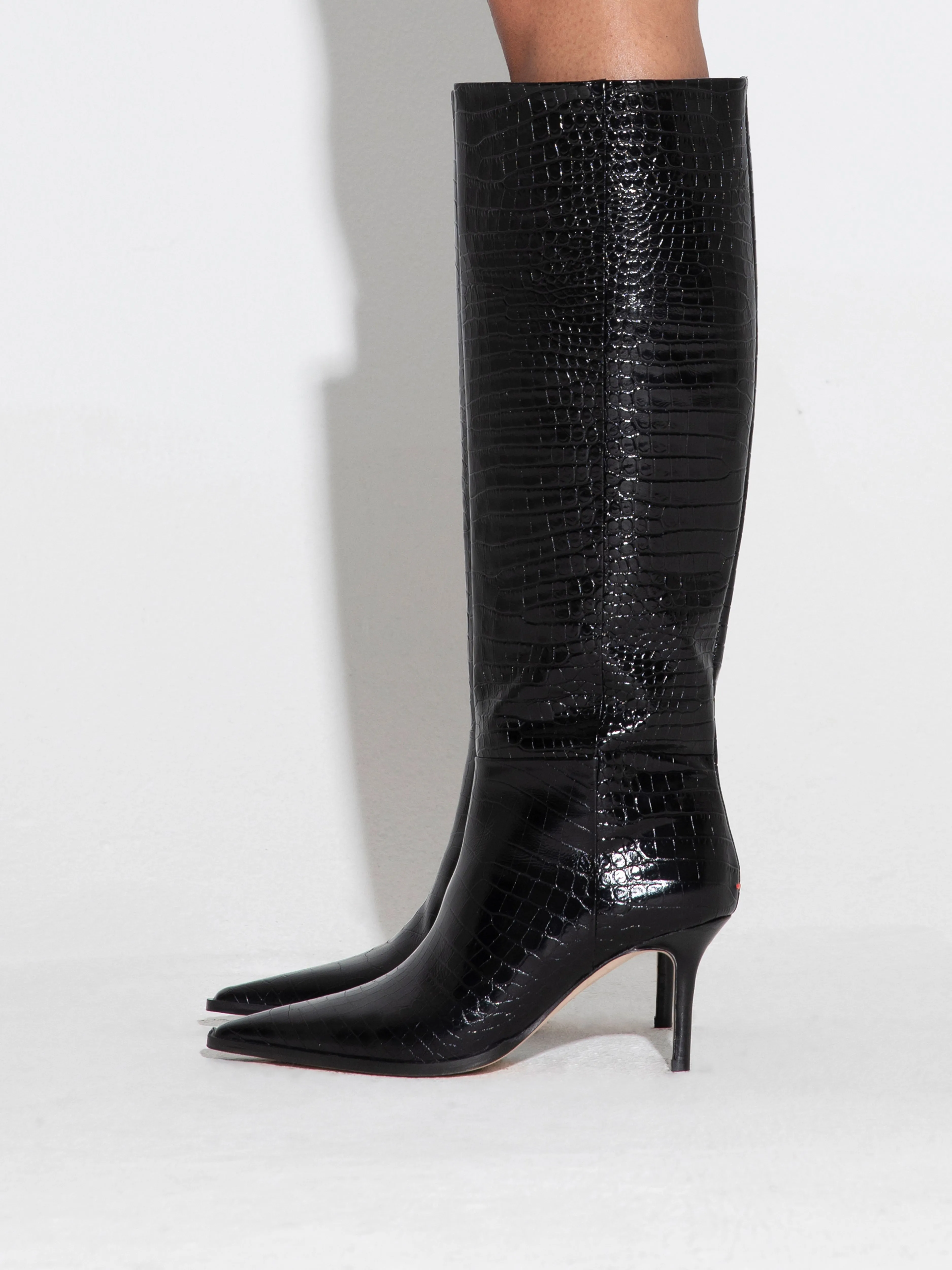 Tula Leather Knee-High Boots