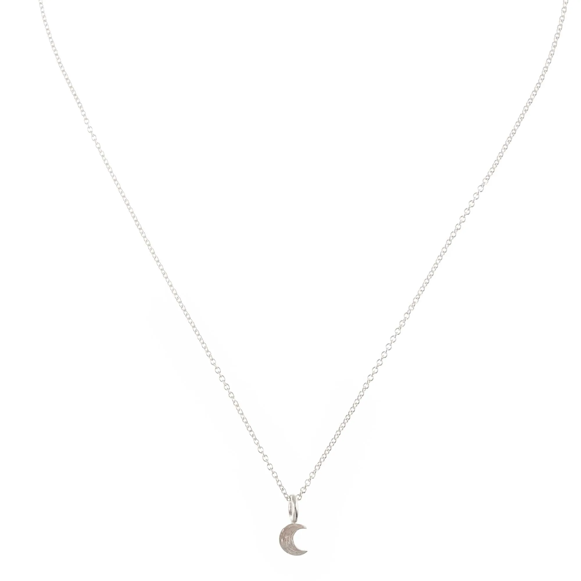 Twilight Moon Silver Necklace