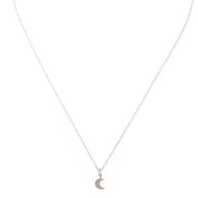 Twilight Moon Silver Necklace