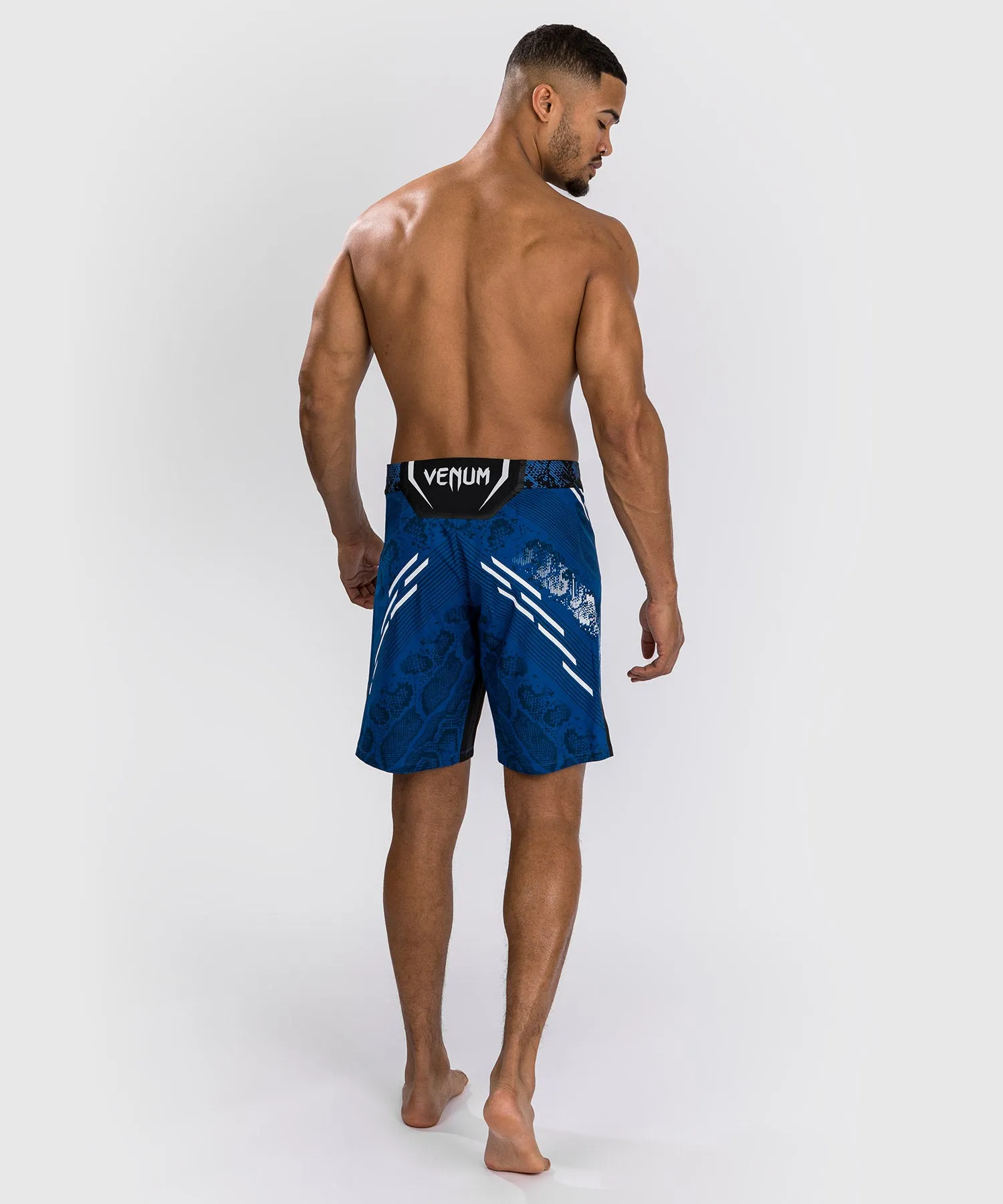 UFC Adrenaline by Venum Personalized Authentic Fight Night Men's Fight Short - Long Fit - Blue