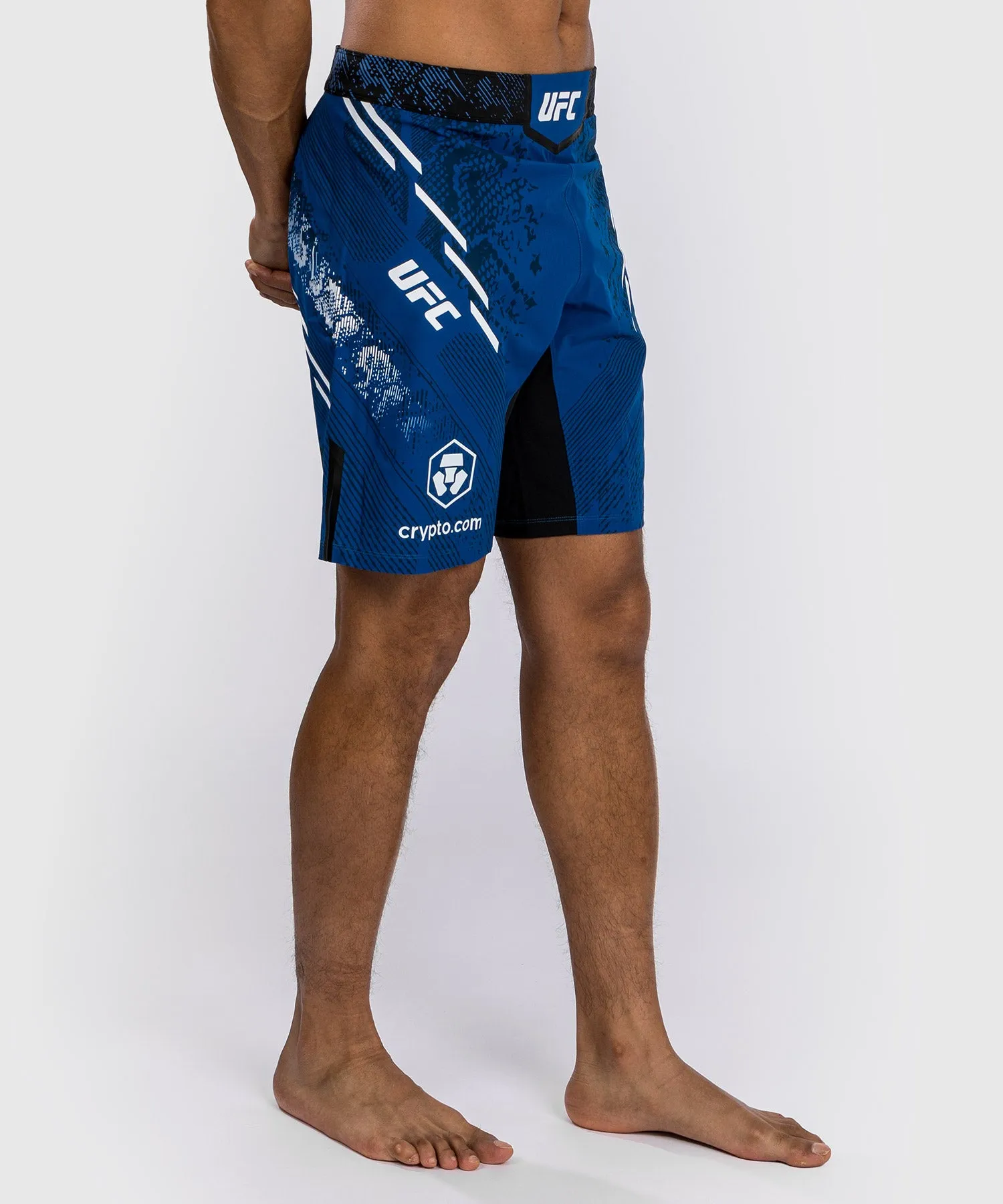 UFC Adrenaline by Venum Personalized Authentic Fight Night Men's Fight Short - Long Fit - Blue