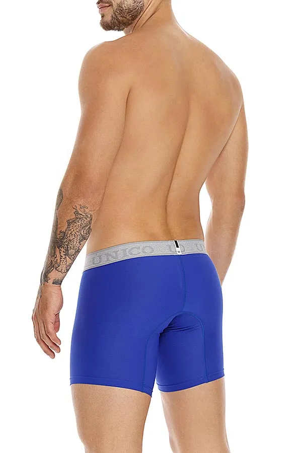 Unico Boxer Long Leg NAVY CELESTIAL Microfibre