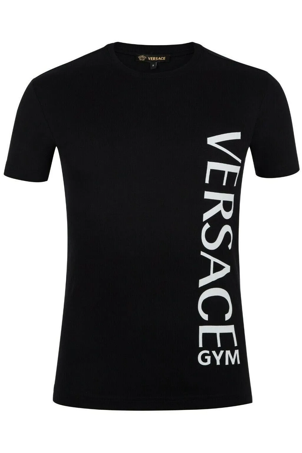 Versace Men T-Shirt Color Black Material Cotton