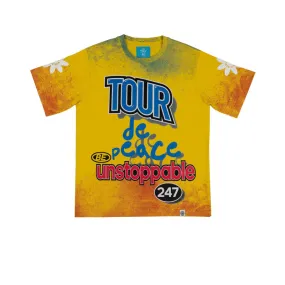 VIC GARCIA TOUR DE PEACE TEE CYBER YELLOW VGM24T097