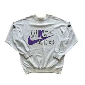 Vintage 90s Grey Nike Sweatshirt - Medium