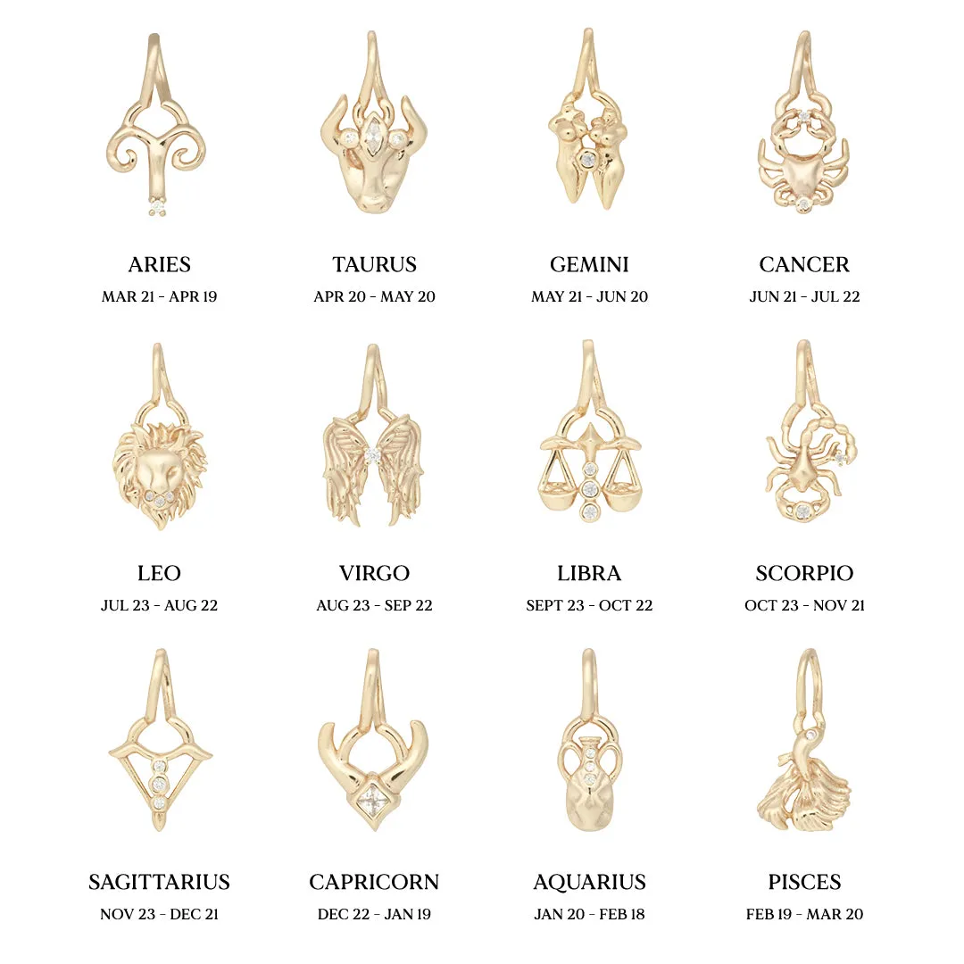 Virgo Horoscope Necklace