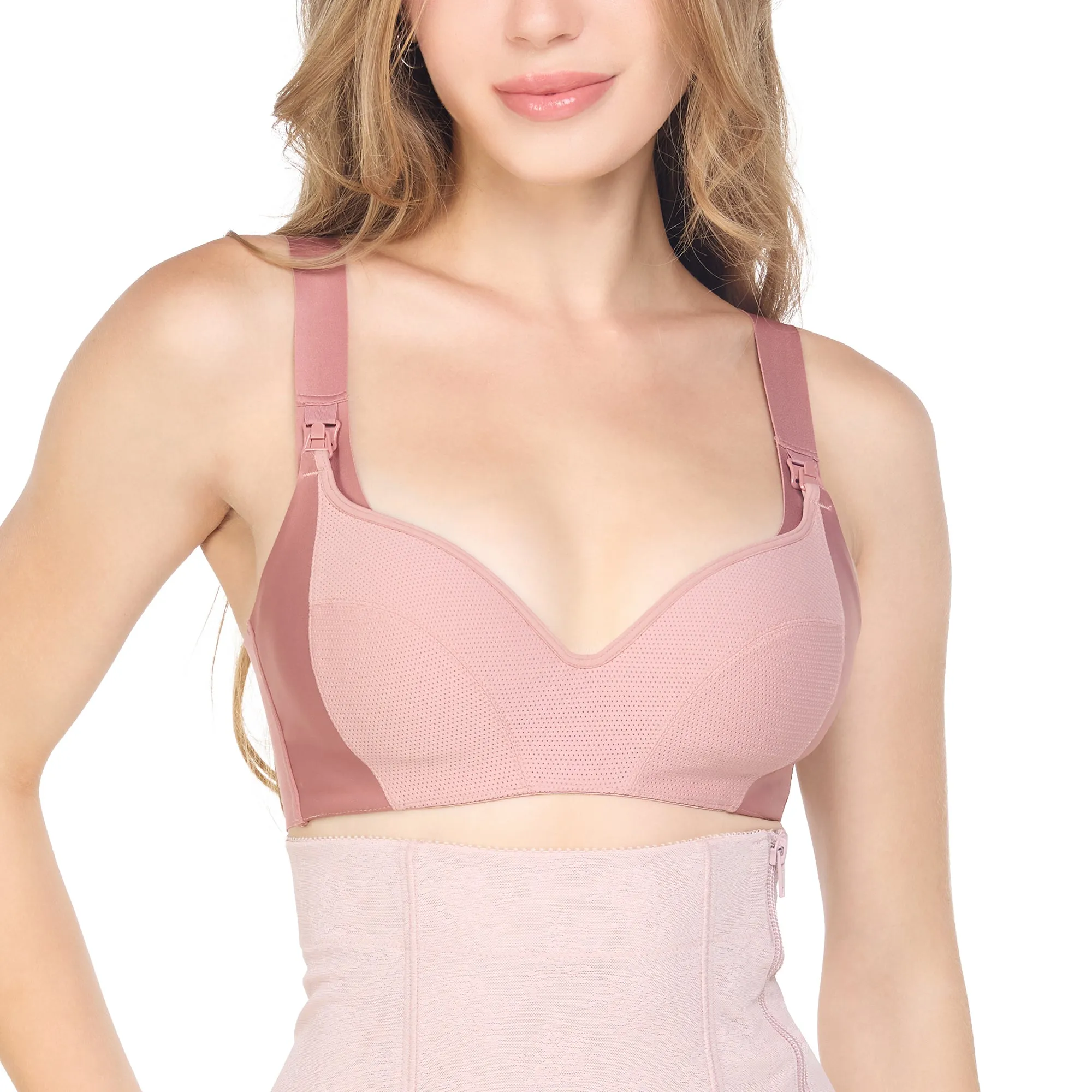 Wacoal Maternity Bra บราไม่เสริมโครง รุ่น WM1A01 สีส้มอมน้ำตาล (PO)