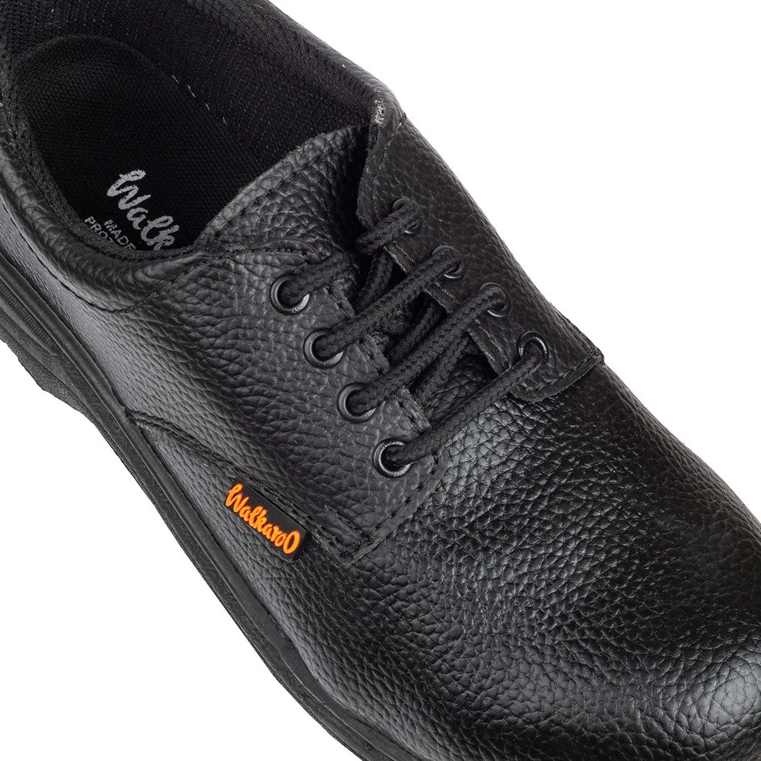 Walkaroo Men Safety Shoes - 19401 Black