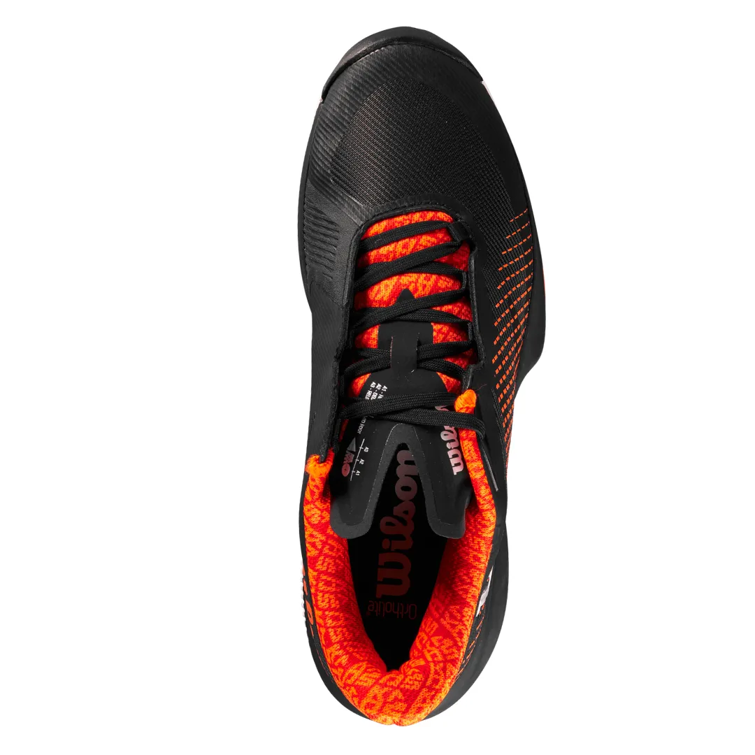 Wilson 2023 Kaos Swift 1.5 Men's Tennis Shoes - Black/Phantom/Shocking Orange