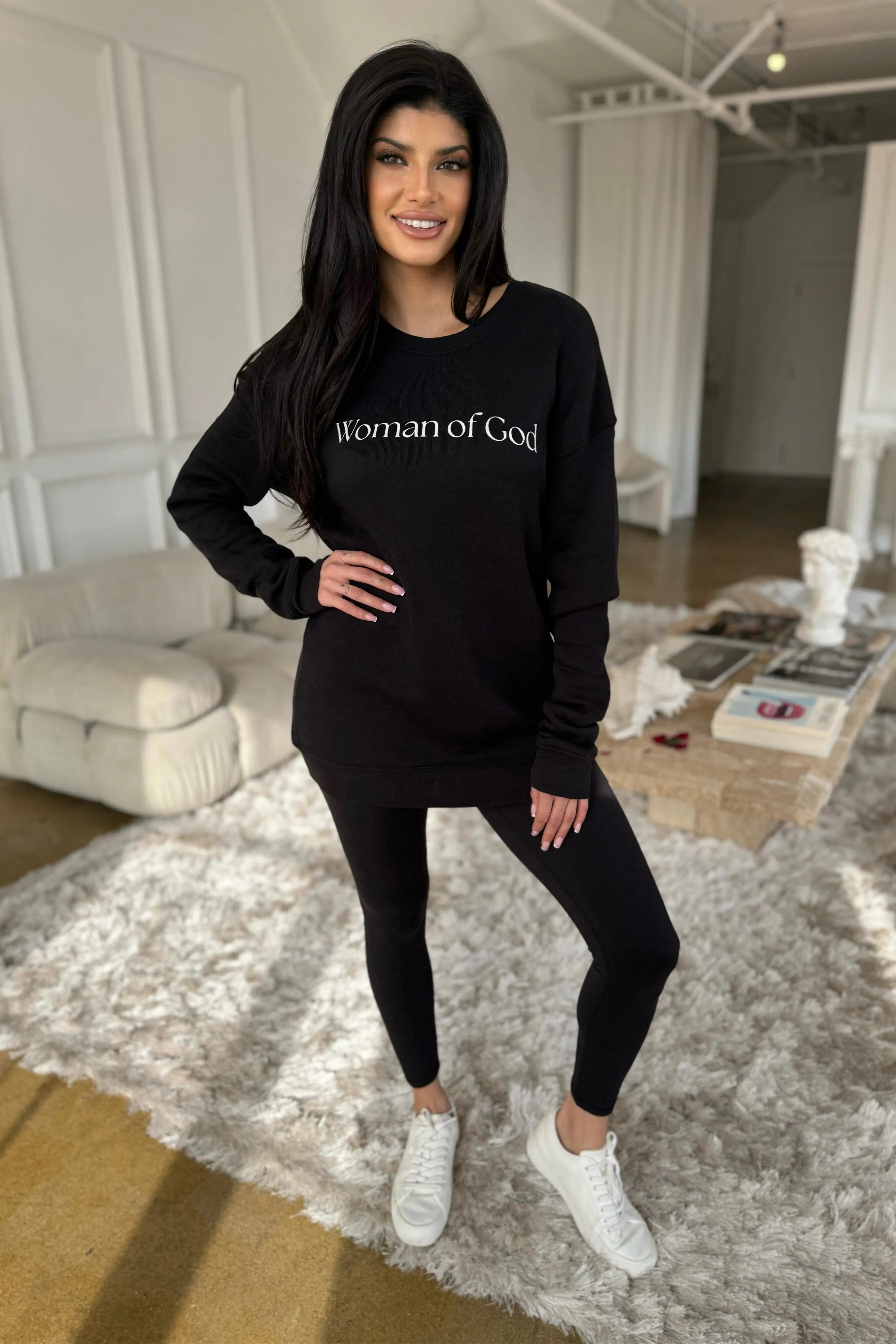 WOMAN OF GOD PULLOVER