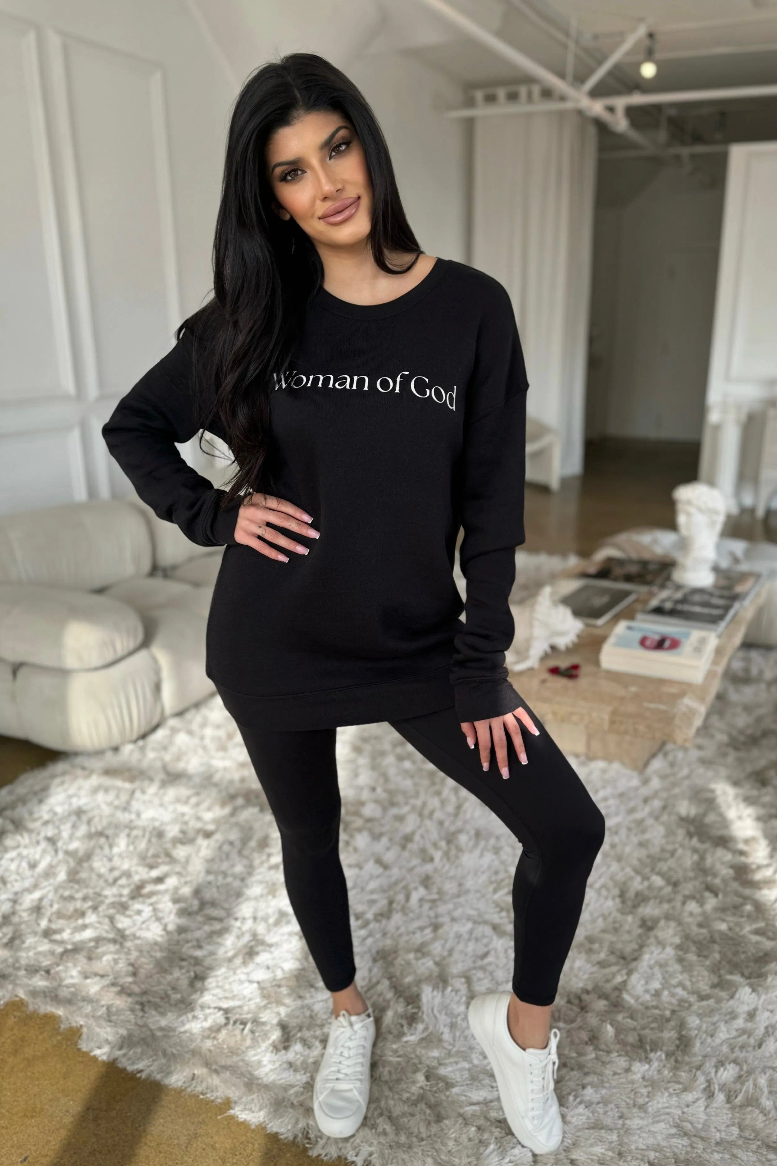 WOMAN OF GOD PULLOVER