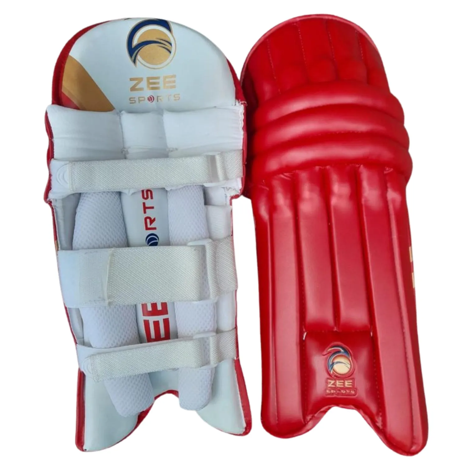 Zee Sports Batting Pads, Model Sonic Range Junior, XXS, Red